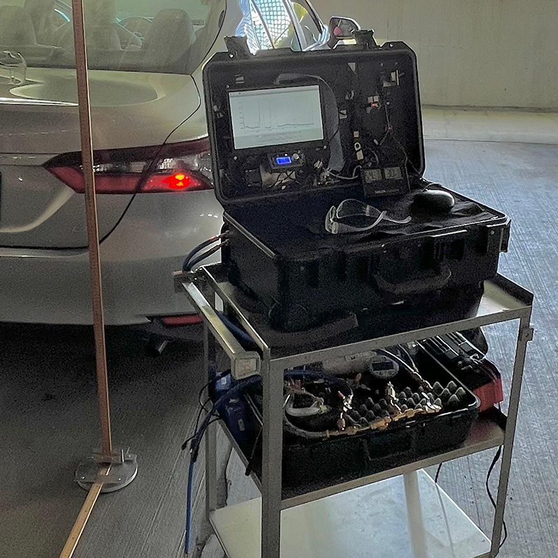 Portable Raman analyzer detects hydrogen leaks from a distance
