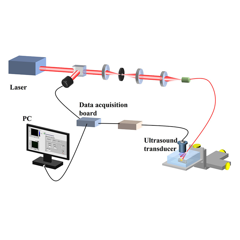 Noninvasive stent imaging powered by light and sound