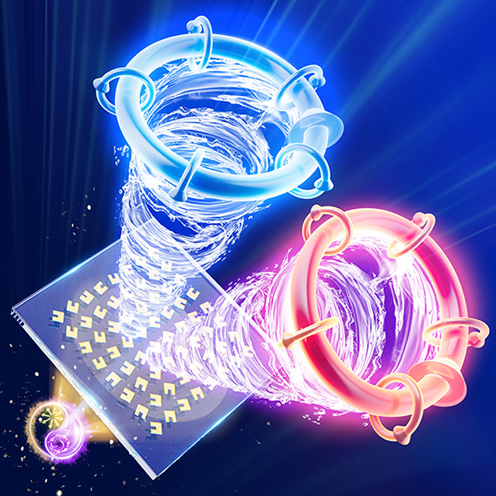 New device switches terahertz pulses between electric and magnetic skyrmions