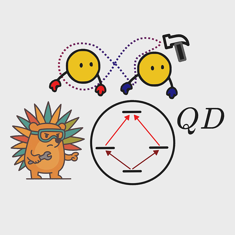 Quantum-dot device can generate multiple frequency-entangled photons