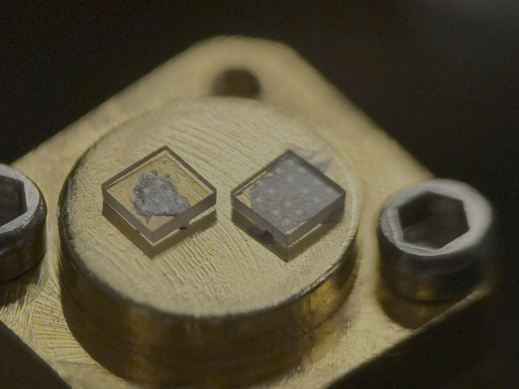 GaP on diamond chips