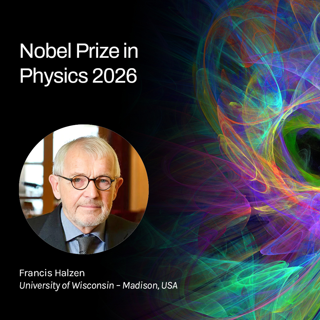 Optica Congratulates Francis Halzen, Winner of the 2026 Nobel Prize in Physics
