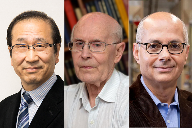 Nobel Prize laureates in Chemistry: Susumu Kitagawa, Richard Robson and Omar M. Yaghi.