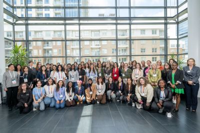 Group photo from the inaugural 2024 Women Scholars Conference hosted at CLEO in Charlotte, North Carolina, USA