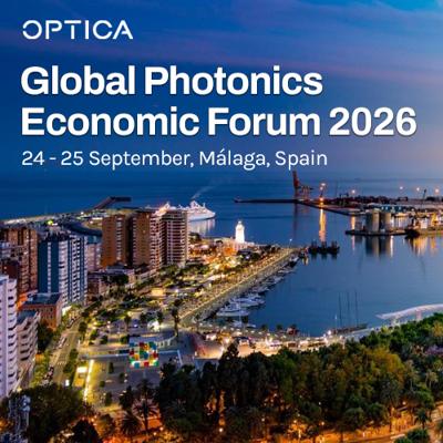 Global CEOs to Convene at Optica's Global Photonics Economic Forum as Early Bird Registration Enters Final Month