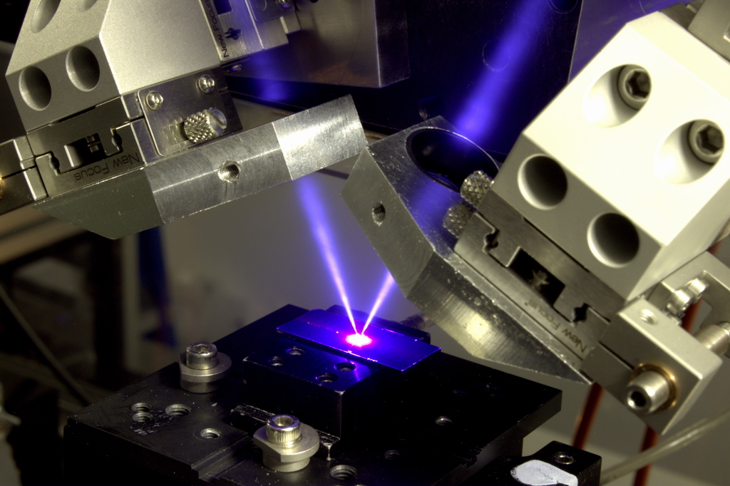 Beams of UV light