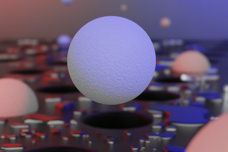 Nanoplastic particles made visible