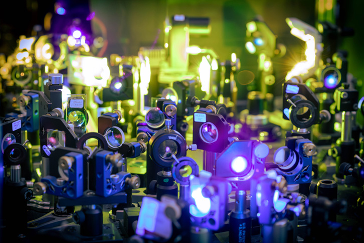 Ultrashort pulses laser setup 
